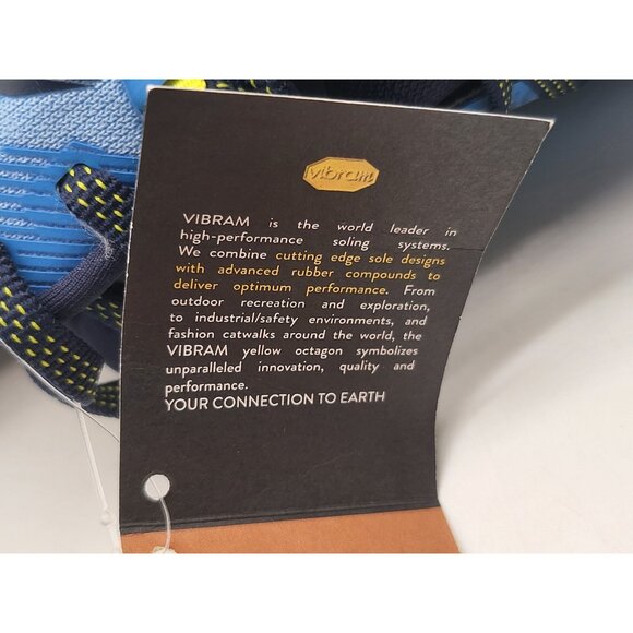 361 Futura Shoes Mens Size 8 Blue Yellow Vibram MegaGrip Trail‎ Running Sneakers - Picture 14 of 15